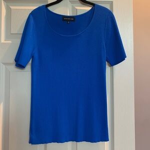 Jones New York Royal Blue Knit Sweater sz M